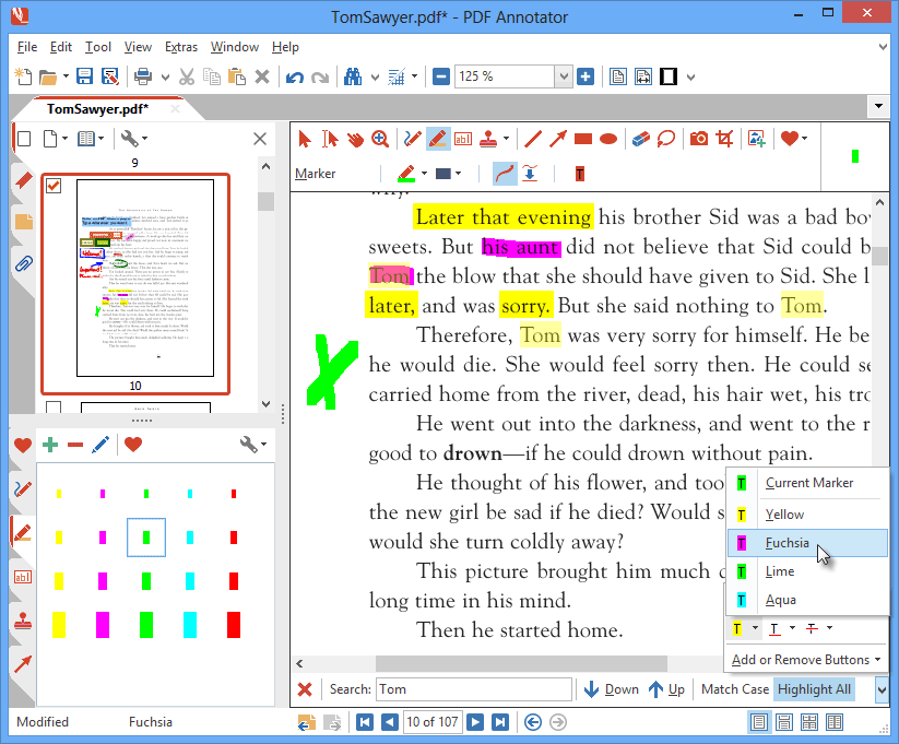 how to highlight on pdf windows 10